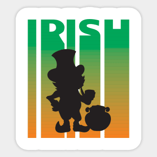 Irish Leprechaun - Happy Saint Patricks Day - Ireland Gift T-Shirt Sticker